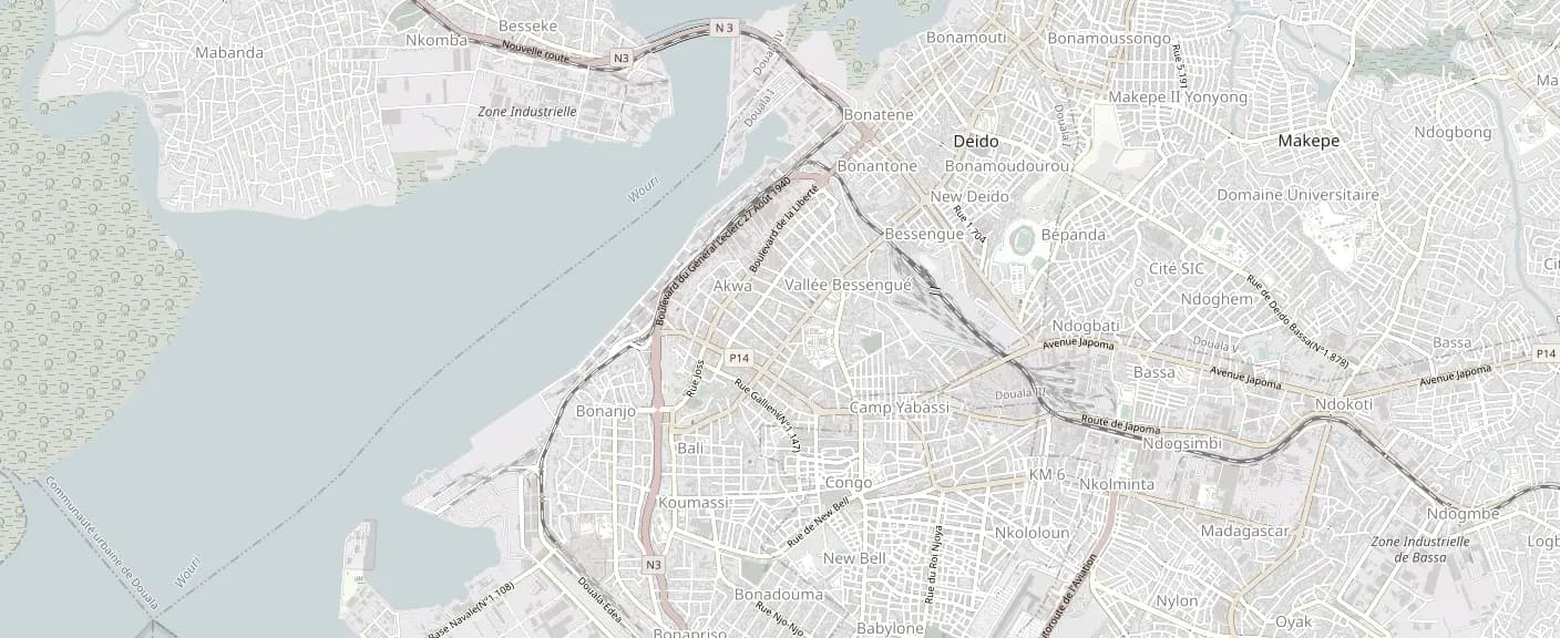 Plan : Douala, Cameroun